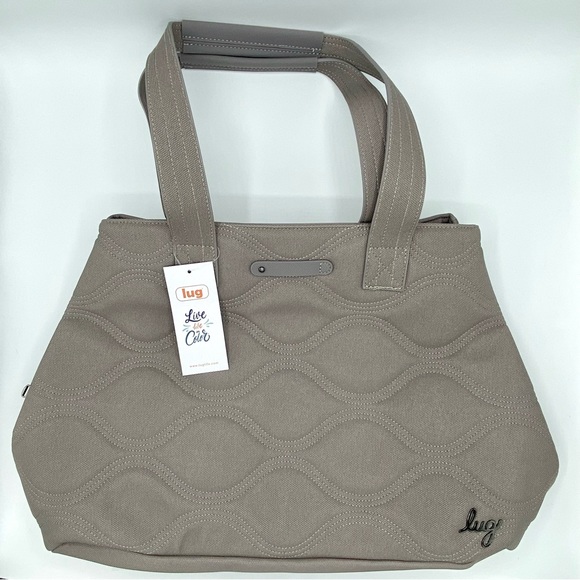 Lug Pearl Tempo Matte Luxe VL Large Quilted Tote Bag